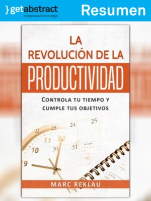 cover image of La revolución de la productividad (resumen)